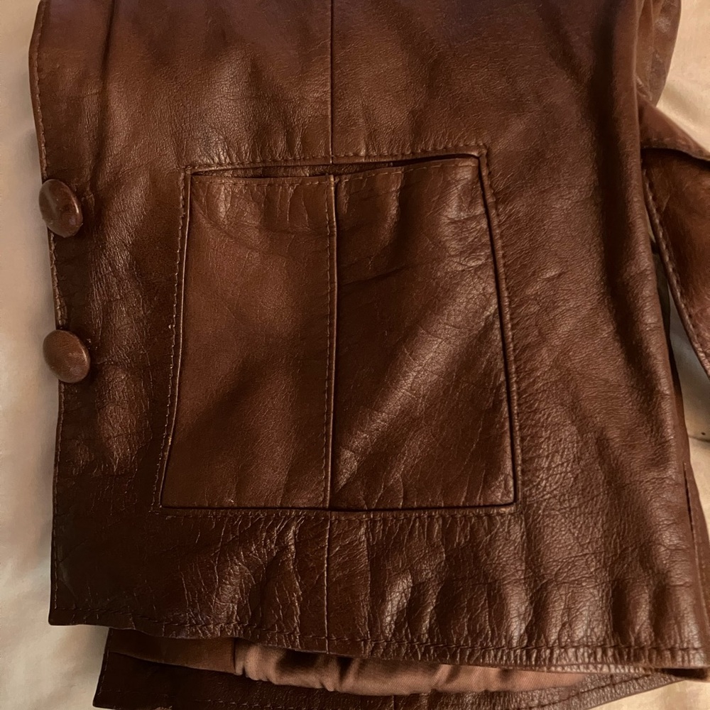 Second Skin brown vintage jacket - Picture 6 of 7